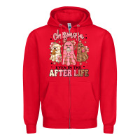 Red chismosa even in the after life Zipper Hoodie - MaliasSmallBusiness