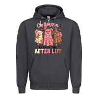 Smoke chismosa even in the after life Zipper Hoodie - MaliasSmallBusiness
