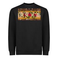 Black western  leopardfloral licanse plate Heavyweight Sweatshirt - Artiststas