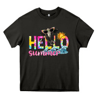 Asphalt hello summer Heavy Core Tee - texasbilliewilder
