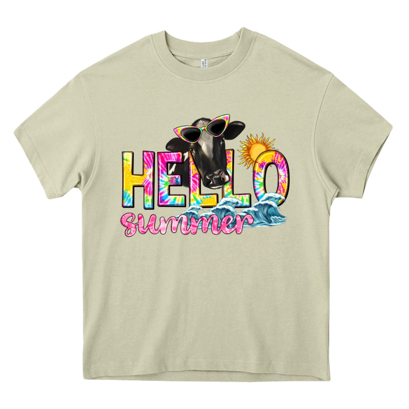 Hello Summer Heavy Core Tee by texasbilliewilder | Teevron