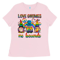 Bubblegum Pink pride gnomies Ladies Tee - texasbilliewilder