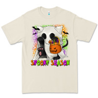 Bone Spooky Season Ghost Cat Premium Tee - texasbilliewilder
