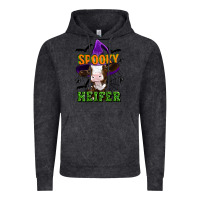 Vintage Black Spooky heifer halloween Vintage Hoodie - Artiststas