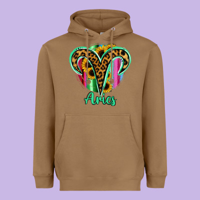 Aries Zodiac Heavyweight Hoodie Designed By Bettercallsaul