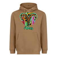 Toasted Coconut Aries Zodiac Heavyweight Hoodie - Bettercallsaul
