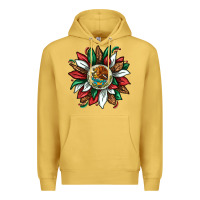 Antique Gold Mexican Sunflower Premium Hoodie - texasbilliewilder