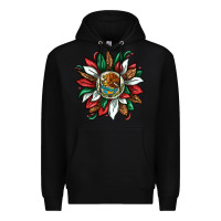 Black Mexican Sunflower Premium Hoodie - texasbilliewilder