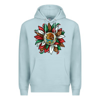 Blue Mist Mexican Sunflower Premium Hoodie - texasbilliewilder