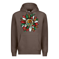 Coffee Mexican Sunflower Premium Hoodie - texasbilliewilder