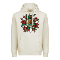 Oatmeal Heather Mexican Sunflower Premium Hoodie - texasbilliewilder