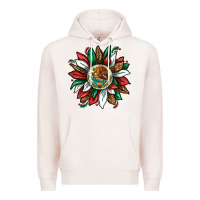 Pale Pink Mexican Sunflower Premium Hoodie - texasbilliewilder