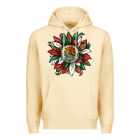 Pina Colada Mexican Sunflower Premium Hoodie - texasbilliewilder