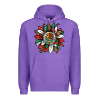 Purple Mexican Sunflower Premium Hoodie - texasbilliewilder