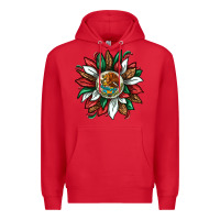 Red Mexican Sunflower Premium Hoodie - texasbilliewilder