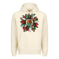 Sandshell Mexican Sunflower Premium Hoodie - texasbilliewilder