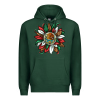 Sports Green Mexican Sunflower Premium Hoodie - texasbilliewilder