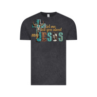 Vintage Black let me tell you about my jesus Vintage Tee - Artiststas
