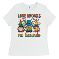 White pride gnomies Ladies Tee - texasbilliewilder