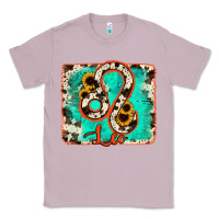 Lilac leo turquoise cowhide Classic Tee - RanaPortraitStore