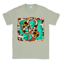 Matcha leo turquoise cowhide Classic Tee - RanaPortraitStore