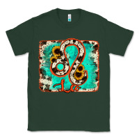 Sports Green leo turquoise cowhide Classic Tee - RanaPortraitStore
