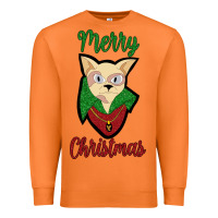 Carrot Merry Christmas Cat Premium Sweatshirt - Bettercallsaul