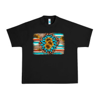 Black gemstone sunflower background Urban Heavy Tee - AdoDesignShop