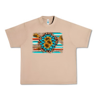 Burro gemstone sunflower background Urban Heavy Tee - AdoDesignShop