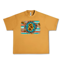 Peanut Butter gemstone sunflower background Urban Heavy Tee - AdoDesignShop