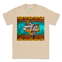 Mushroom sunflowers cowhide leopard texas map Classic Tee - BarkalooDesign