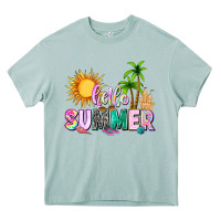 Arona hello summer with sun Heavy Core Tee - texasbilliewilder