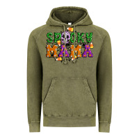 Vintage Olive Spooky mama Vintage Hoodie - Artiststas