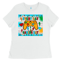 White every day is gaming day Ladies Tee - JahusDesignShop