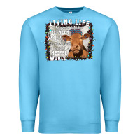 Ocean Blue Between Jesus Take The Wheel I Wish A Heifer Would Premium Sweatshirt - Bettercallsaul
