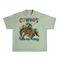 Oil Green cowboy take me away rodeo Urban Heavy Tee - Artiststas