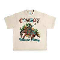 Sandshell cowboy take me away rodeo Urban Heavy Tee - Artiststas