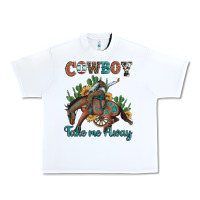 White cowboy take me away rodeo Urban Heavy Tee - Artiststas