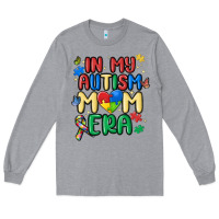 Heather Grey in my autism mom era Long Sleeve Tee - MaliasSmallBusiness