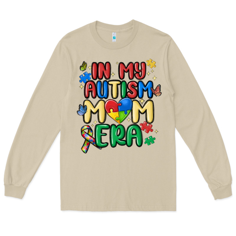 In My Autism Mom Era Long Sleeve Tee by MaliasSmallBusiness | Teevron