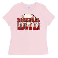 Bubblegum Pink baseball dad Ladies Tee - Zillion Design Studio