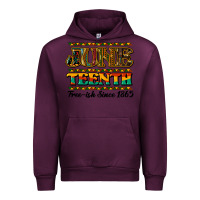 Mauve Wine Juneteenth Urban Hoodie - HowdyJamesFarm