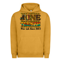 Pigment Peanut Butter Juneteenth Urban Hoodie - HowdyJamesFarm
