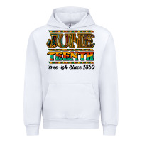 White Juneteenth Urban Hoodie - HowdyJamesFarm