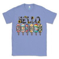 Colony Blue name vibrant summer greeting with popsicles Classic Tee - CowhideDigitalArt