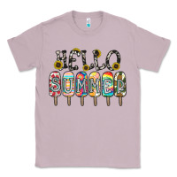 Lilac name vibrant summer greeting with popsicles Classic Tee - CowhideDigitalArt