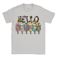 Moon Dust name vibrant summer greeting with popsicles Classic Tee - CowhideDigitalArt