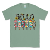 Sage name vibrant summer greeting with popsicles Classic Tee - CowhideDigitalArt