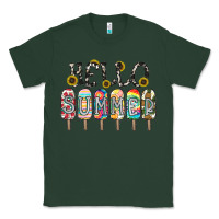 Sports Green name vibrant summer greeting with popsicles Classic Tee - CowhideDigitalArt