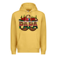 Antique Gold Papa Premium Hoodie - texasbilliewilder